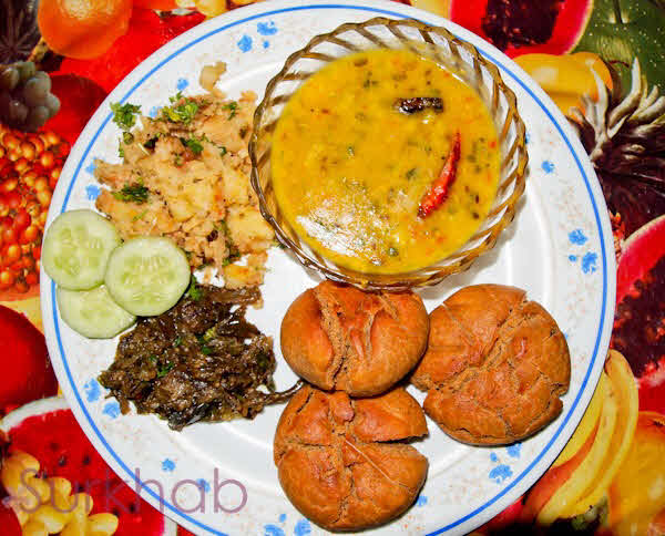 Baati Chokha Recipe | Daal Baati | Daal Baati Choorma P5290801 2 Baati Chokha Recipe | Daal Baati | Daal Baati Choorma