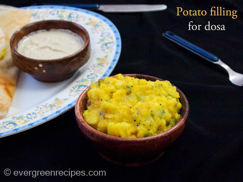 Potato Filling For Masala Dosa
