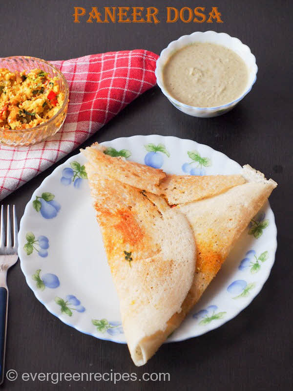 Paneer Dosa Recipe With Stepwise Pictures