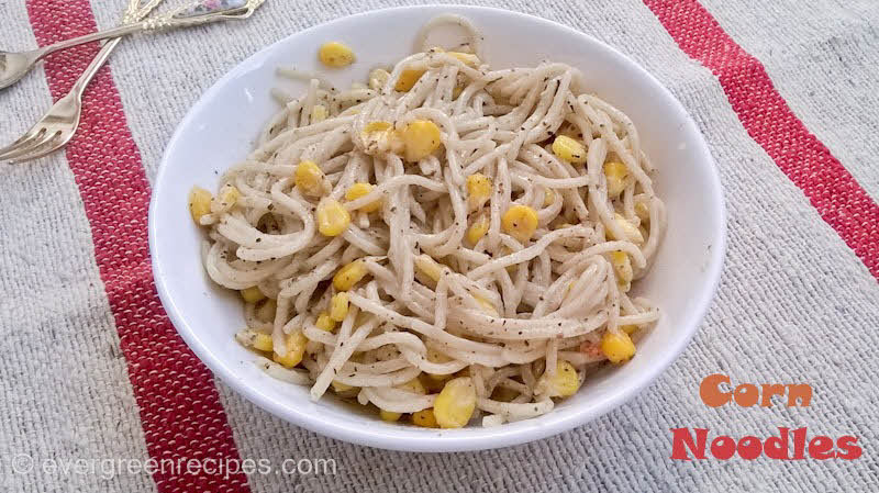 Corn Noodles Recipe